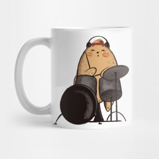 DRUMMER CAT MUSICIAN Cute Kitty Mug